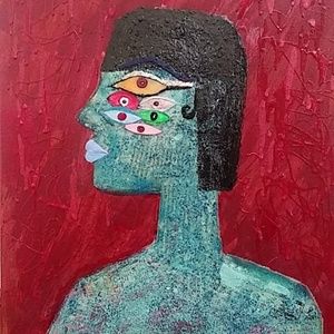 "Selfish Woman" Painting